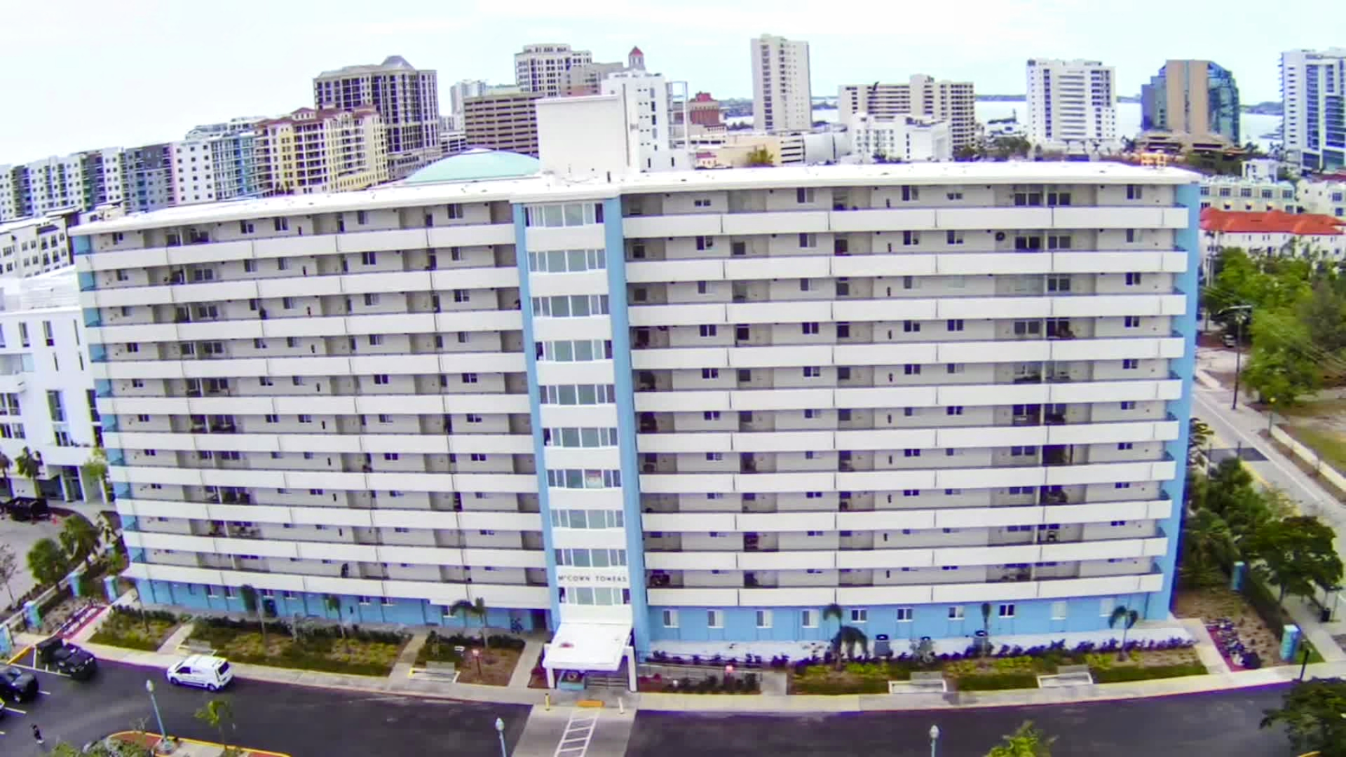 McCown Tower Preservation Aerial